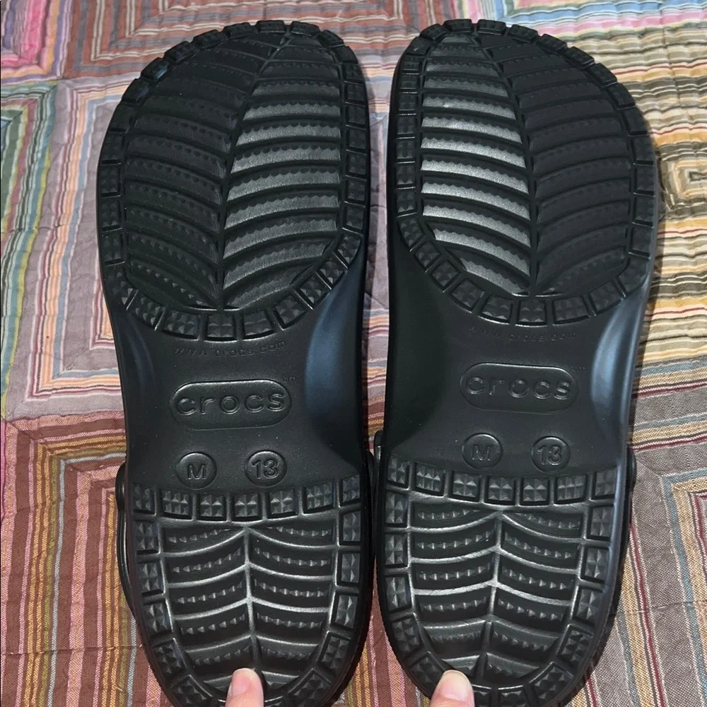 CROCS NWOT Classic Translucent Smoke Gray Ventilated Clogs Summer Outdoors